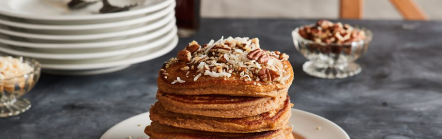 Pecan Coconut Pancakes